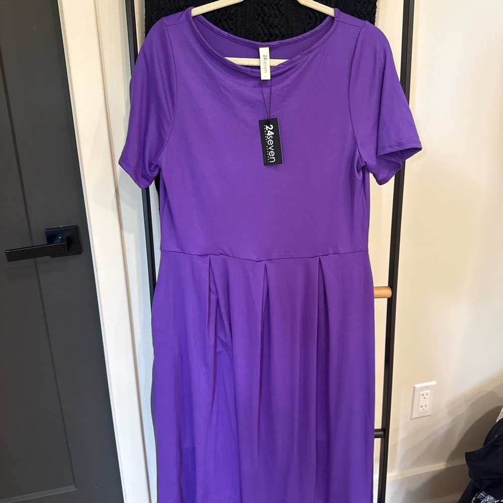 24seven Purple Dress